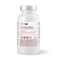 Troo Health Care Urika Bio-Balance Vaginal Gut Bacteria Support 60 Capsules - Friendly Active Bacterial Cultures Blend - Candida Yeast Balance & Urinary Support Supplement for Women