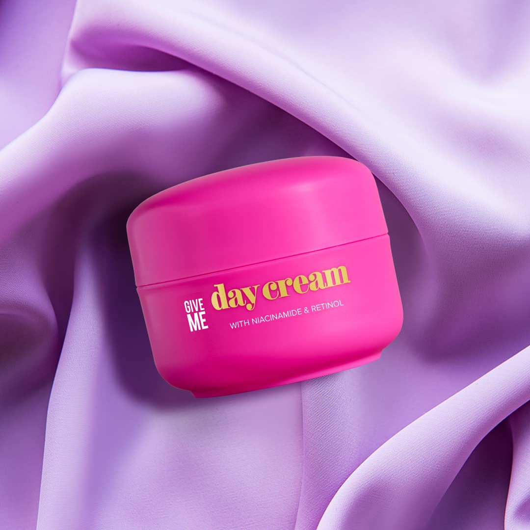 Give Me Anti-Ageing Day Cream 50 ml - Lightweight Whipped Gel-Like Formula, Non-Greasy Luxurious Hydration, Paraben-Free - Made with Skin-Plumping Retinol, Repairing Niacinamide, & Vitamin E