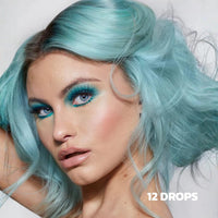 SHRINE Shrine Drop It AQUA Hair Dye Drops | Semi-Permanent Vegan Customisable Hair Colour | Mix with Conditioner | Vegan & Cruelty-Free | Temporary Hair Dye | 20ml