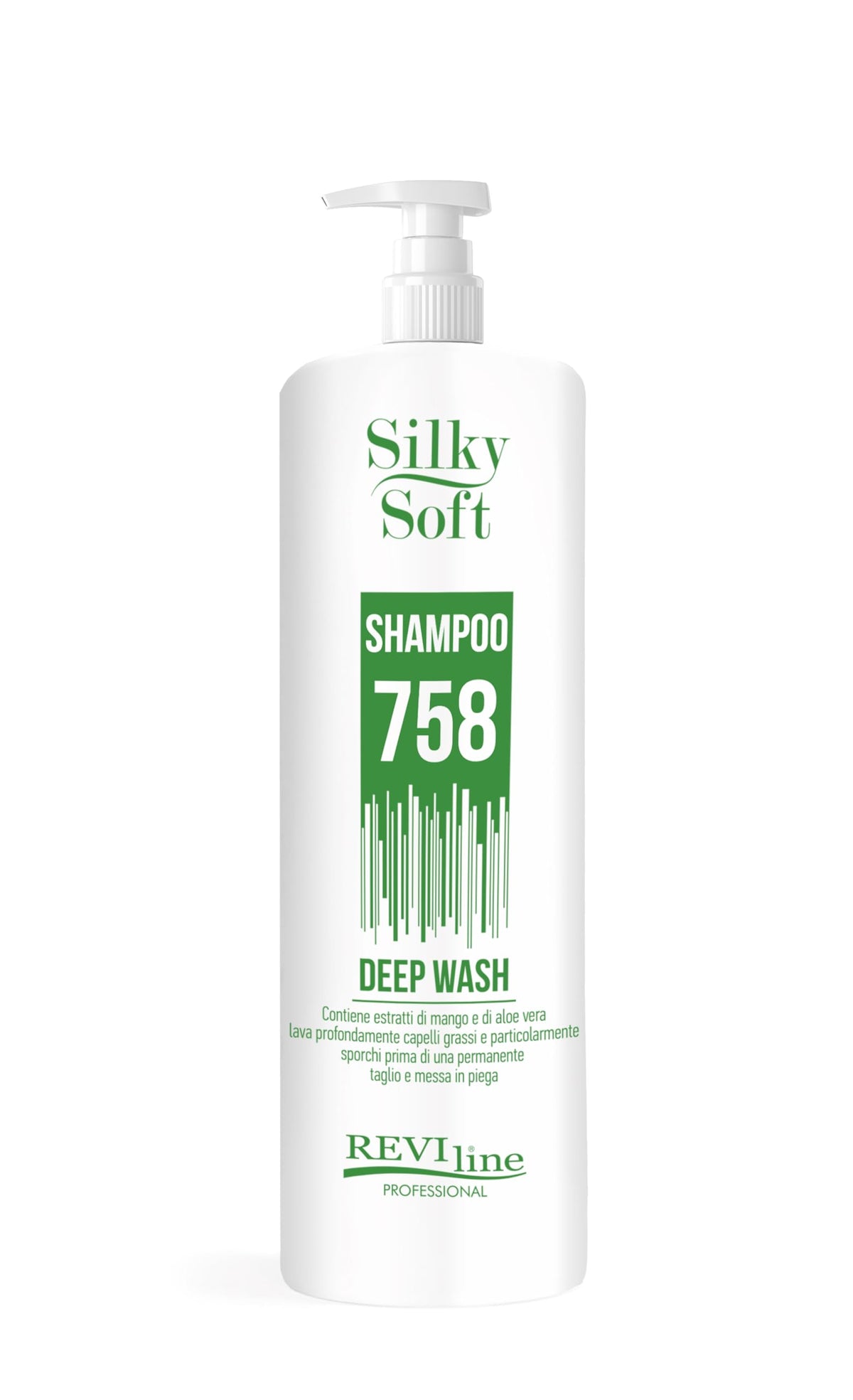 Reviline PARABEN FREE Shampoo Professional daily All hair types Salon size nourishing moisturising mango aloe vera healthy silky shiny hair DEEP WASH 1L 1000ML