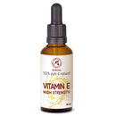 High Strength Pure Vitamin E - Concentrated Vitamin E Drops 30 ml - Tocopherol - Natural - Antiaging Vitamin E - Vitamin E for Vitamin E Oil - for Face - Skin - Hair - Nails - Lips