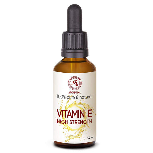 High Strength Pure Vitamin E - Concentrated Vitamin E Drops 30 ml - Tocopherol - Natural - Antiaging Vitamin E - Vitamin E for Vitamin E Oil - for Face - Skin - Hair - Nails - Lips
