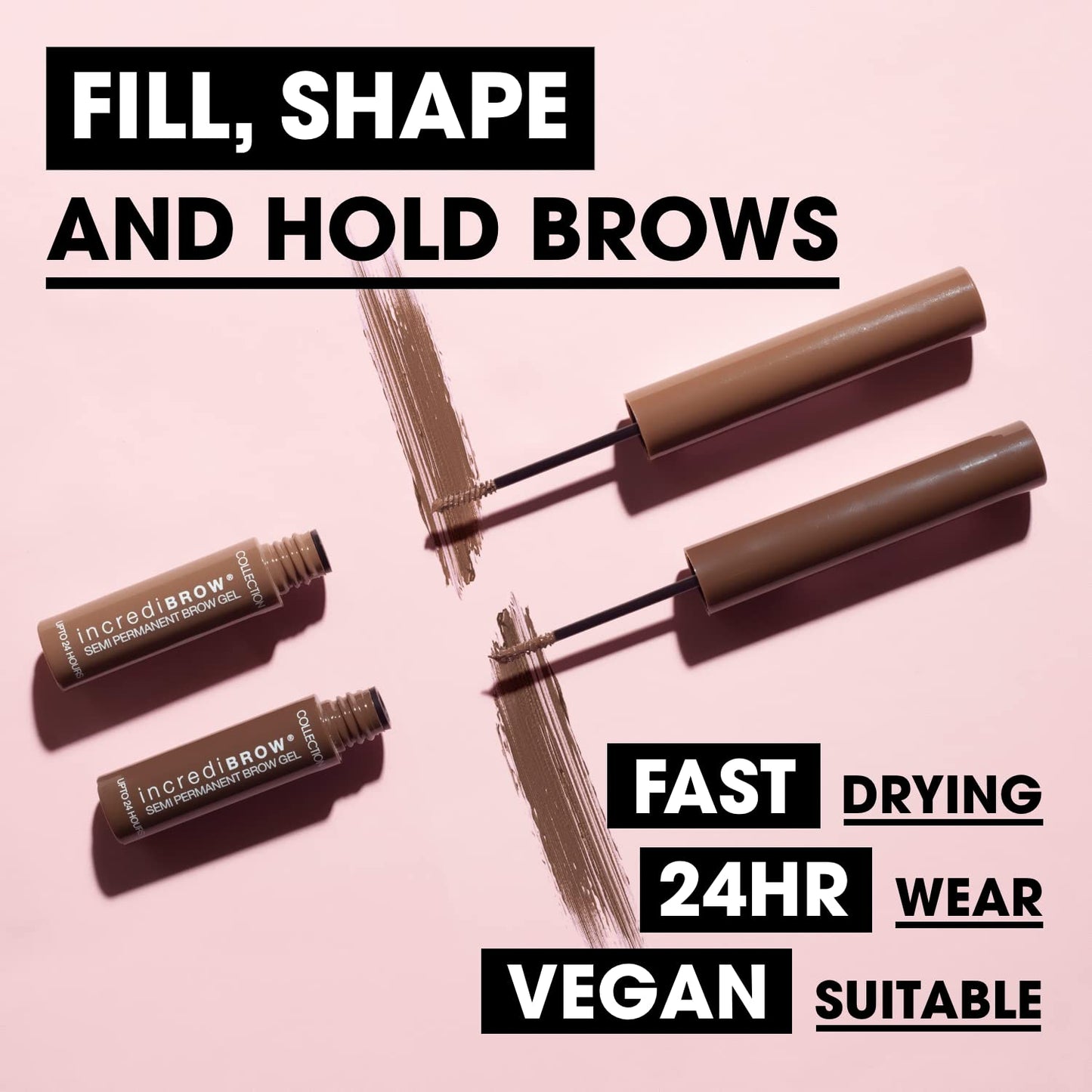 Collection incrediBROW® Semi Permanent Brow Gel Medium/Dark