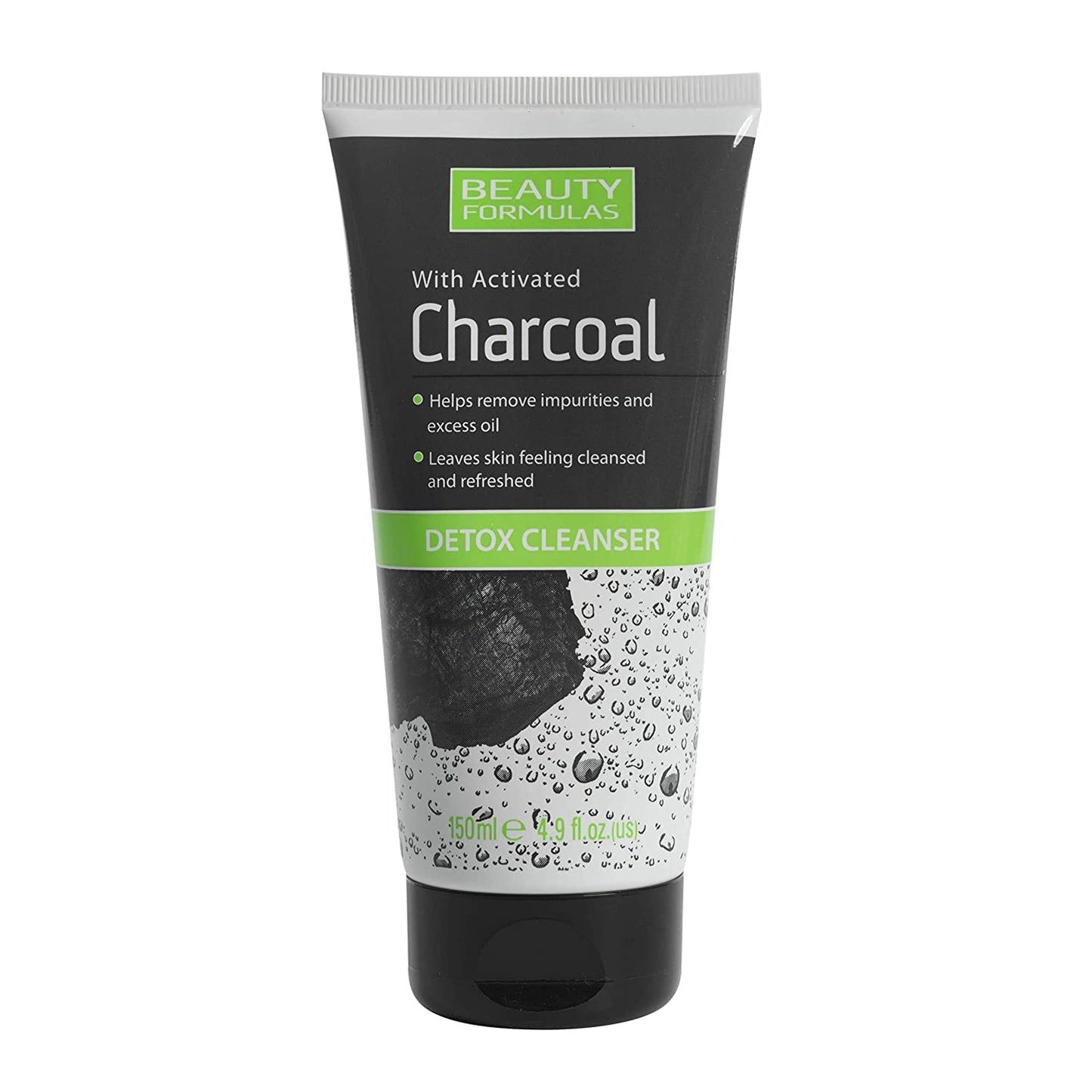 150ml Beauty Formulas with Activated Charcoal Detox Cleanser