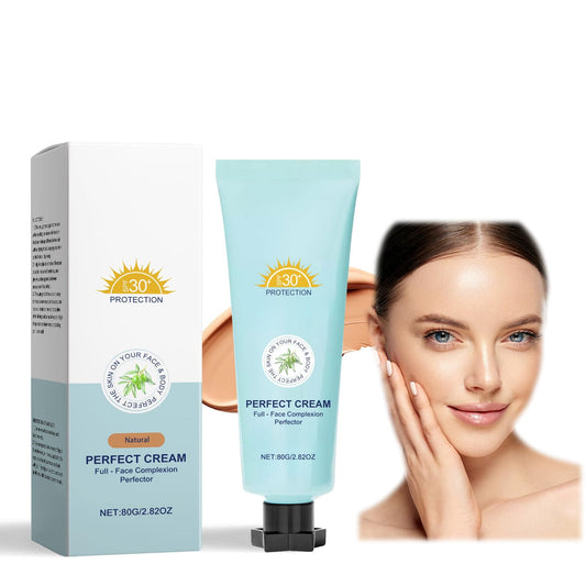 SHEBEEDO Natural Hydrating Camo Concealer, SPF 30 All Over Complexion Perfector, Body Coverage Perfector, Lightweight and Waterproof Foundation Full Coverage,Concealer for Mature Skin (Natural)