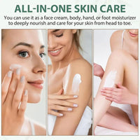 Lustrabelle Beef Tallow for Skin, Unscented All-Purpose Moisturizer, Deeply Nourishing Organic Grass Fed Tallow Balm, Beef Tallow Cream for Face & Body,Olive Oil & Vitami Moisturizing Skin Care Cream for Dry Skin