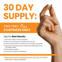 JungKwanJang Calm Formula with Ashwagandha 300mg, American Ginseng 428mg and L theanine 204mg Supplement - 60 Capsule for Men and Women