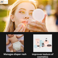 mGanna 100% Natural Zinc Oxide Powder (Non-Nano and Uncoated) for Skin Hair and Health Care 1 LBS / 454 GMS