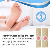 GNAPY Wart Removal Plasters, 24Pcs Wart Remover for Hands Feet Corn Removal Plaster with Hole, Remover Plantar Warts, Callus, Stops Wart Regrowth (A)