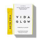Vida Glow - Natural Hydrolysed Marine Collagen Sachets | Promotes Glowing Skin + Smooths Fine Lines (Pineapple, 30 Sachets)