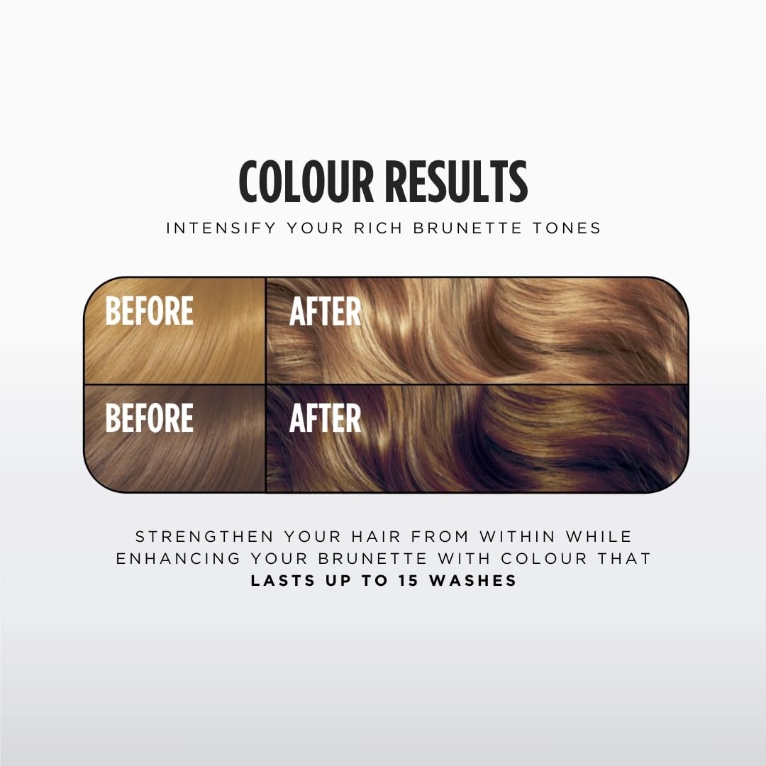 Jerome Russell WARM CHESTNUT Colour Bomb | Blonde Depositing Hair Mask | Nourishing, Semi-Permanent Colour & Shine Treatment | Vegan & Cruelty-Free | 300ml