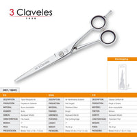 3 Claveles Air 7" Hairdressing Scissors