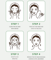 Deth Oneth Seaweed Under Eye Patches,Collagen Hydration Eye Mask for Improving Eye Puffiness, Dark Circles, Removing Eye Bags, Reducing Wrinkles, Eye Treatment Mask（3 piece）