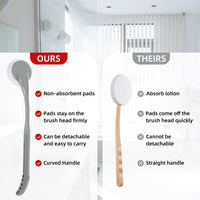 BTideas Lotion Applicator for Back, 52CM Back Cream Applicator, Cream Applicator for Back, Easy Reach and Washable, Back Moisturiser Applicator
