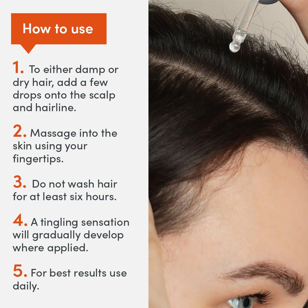 grüum Hair Density Serum 30ml - Lightweight Leave in Caffeine Hair Growth Serum for Thick, Denser & Healthy Looking Hair - Anti Hair Loss Scalp Serum for Men & Women with 5% Provitamin 5 and Caffeine