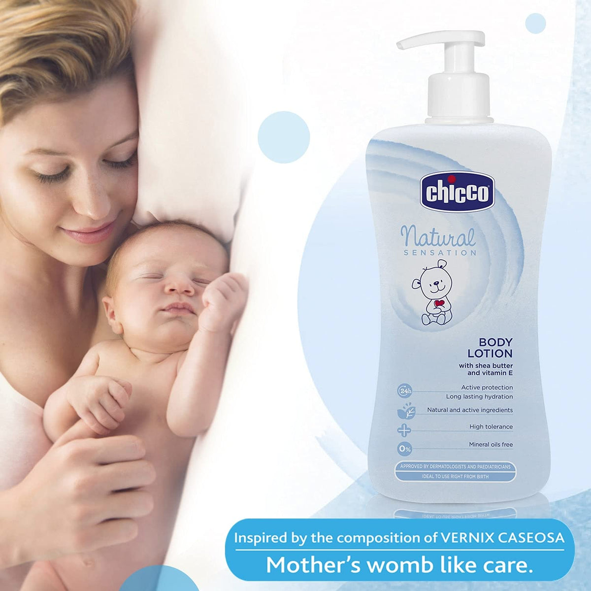 Chicco Natural Sensation Crema Corporal 150 Ml 500 ML