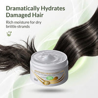 VITAMINS hair cosmetics VITAMINS Hair Cosmetics Keratin Hair Mask for Damaged Locks - Deep Conditioner with Biotin, Castor & Coconut Oil - Collagen Protein Treatment for Thick Coarse Hair Repair - 250 ML