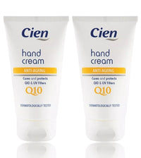 Generic 2x Lidl - Cien | Anti Aging Hand Cream with Q10 & UV Filters | 75 mL Each