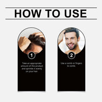QinZiEn Volume Powder for Men,Texture Powder for Men,Instantly Hair Styling Powder,Fluffy Hair,Mens Long Hair Styling Products,Oil-Control Texturising Powder,Hair Powder Me/n Styling,Mens Hair Products