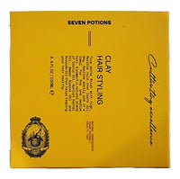 SEVEN POTIONS Seven Potions Men's Hair Styling Clay — Natural, Water-Based, Matte Hair Wax, High Hold Hair Styling Product — 100% Vegan, Cruelty Free (100ml)