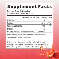 Sporty4 BCAA 5000mg no creatine Gummies Gummy