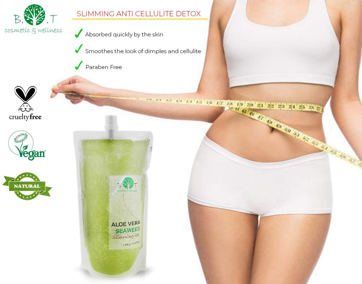 B.O.T. cosmetics & wellness B.O.T 3 in 1 Aloe Vera & Seaweed Gel from the French Brittany for Slimming & Firming Body Care - 500 ml