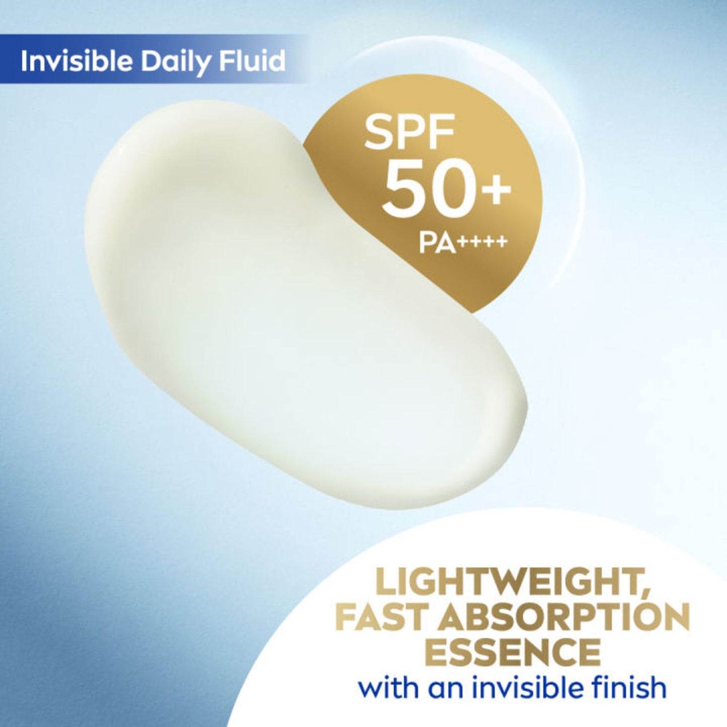 Nivea Sun NIVEA SUN UV Face Invisible Daily Fluid SPF50+ (40ml), Face Sunscreen with Niacinamide, 8H Matte Effect SPF50 Face Moisturiser, Invisible On All Skin Tones