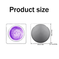 LYNTYAOU Purple Glitter Eyeshadow, Creamy Shimmer Eye Shadow, Liquid Eyeshadow for Women Makeup, Metallic Single Eyes Shadows Cream, Soft Smooth Shiny Shimmering Cool Makeup Palettes