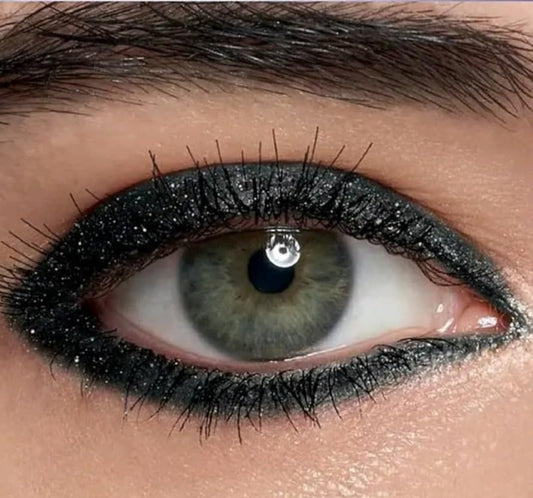 2 x Avon Glimmerstick Eyeliner Twist Up - No Need To Sharpen (Black Ice Diamonds)