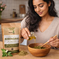 Natures Root Pure Bhringraj Powder 250g - For Healthy Hair Growth | Eclipta Alba Powder | For a Dandruff-Free Scalp