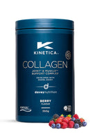 Kinetica Sports Collagen Powder - Berry Flavour | 350g | 5g FORTIGEL Bovine Collagen/Serve, 320mg Vitamin C, 5μg Vitamin D, 100mg Hyaluronic Acid & 500mg Glucosamine Sulphate | Joint & Muscle Support