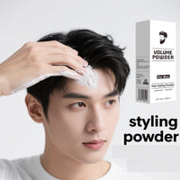 QinZiEn Hair Styling Powder for Men,Volume Powder for Men,Volumising Styling Powder,Natural Look Mens Styling Powd/er,Mens Hai/r Products,Fluffy Ha/ir Po/wder,Texturizer for Natural H/air15g