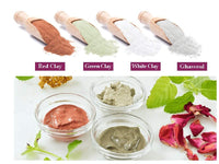 THE ISMA Moroccan Clays Ghassoul Powder, Green Clay, Red Clay and White Clay of Sizes 100g and 200g for Cleansing Facial and Hair mask (100g, Red Clay)