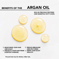 Simon & Tom Simon&Tom Moroccan Treatment Oil - Pure Organic Argan Hair Oil - Hair Oil For Dry and Damaged Hair - Frizz Free Serum - Intense Shine - Thermal Protector /100 ml - Made in Spain