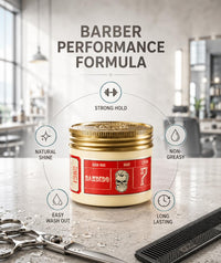 Bandido Hair Styling Aqua Wax No.7 Red 125 ml | Shine Look | Strong Hold | Hair Wax Men