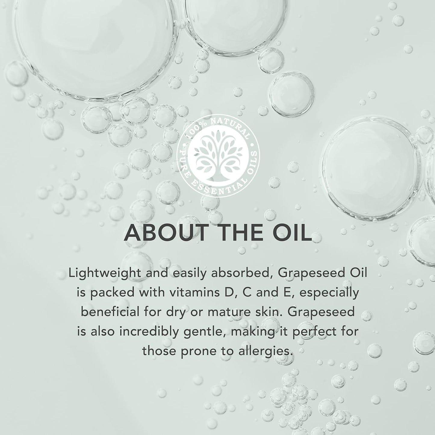 Tisserand Aromatherapy - Grapeseed Oil - Ethically Harvested Carrier Oil - Face and Body Blending Oil - 100% Natural and Pure Carrier Oil for Essential Oils Mixing