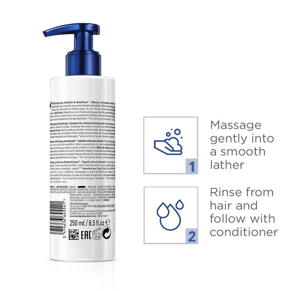 L’Oréal Professionnel | Serioxyl | Thinning Hair Shampoo | Suitable for Coloured Hair 250 ml