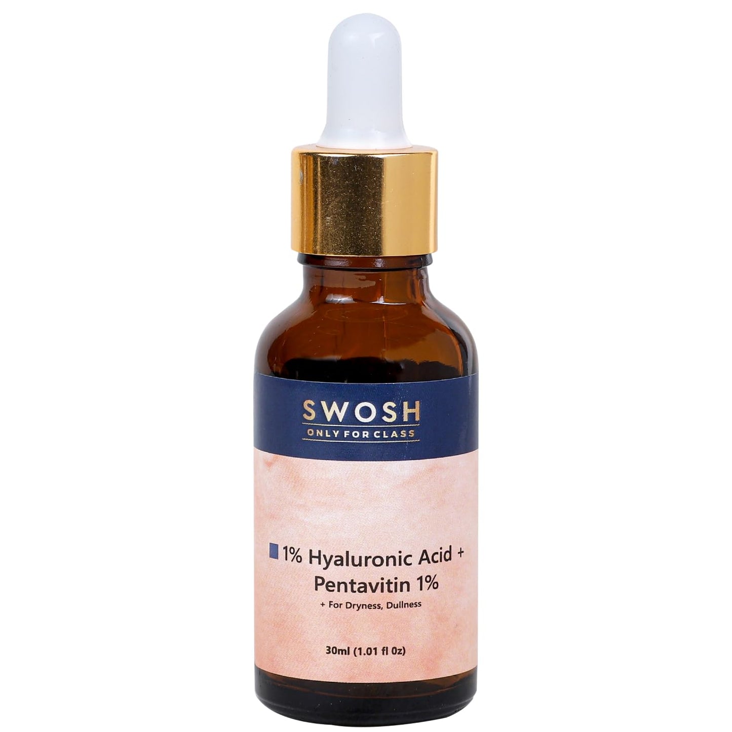 SWOSH 1% Hyaluronic Acid Serum 30 ML Lightweight & Hydrating Serum For Intense Hydration(Normal To Dry SKIN) With Glycerine and Aloe Vera For Skin Illumination