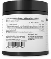 Skill Nutrition Omega 2000-60 softgels | 2000 mg Omega-3 Fish Oil | 800 mg EPA + 400 mg DHA per Serving | Ultra-Pure | No Fishy Aftertaste | Supports Heart, Brain, Vision