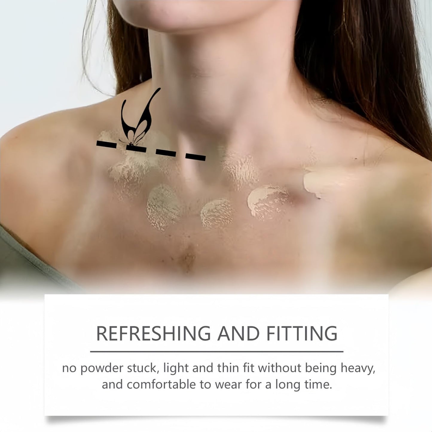 Mubuni 2 Color Tatto Cover Up Makeup,Waterproof Tatto Cover Up Cream,Full Coverage Body Makeup Set,Body Ma/keup Concealer Set,Tat/to Conce/aler Full Coverage,Two Color Sweatproof Cover Up Concea/ler S/et