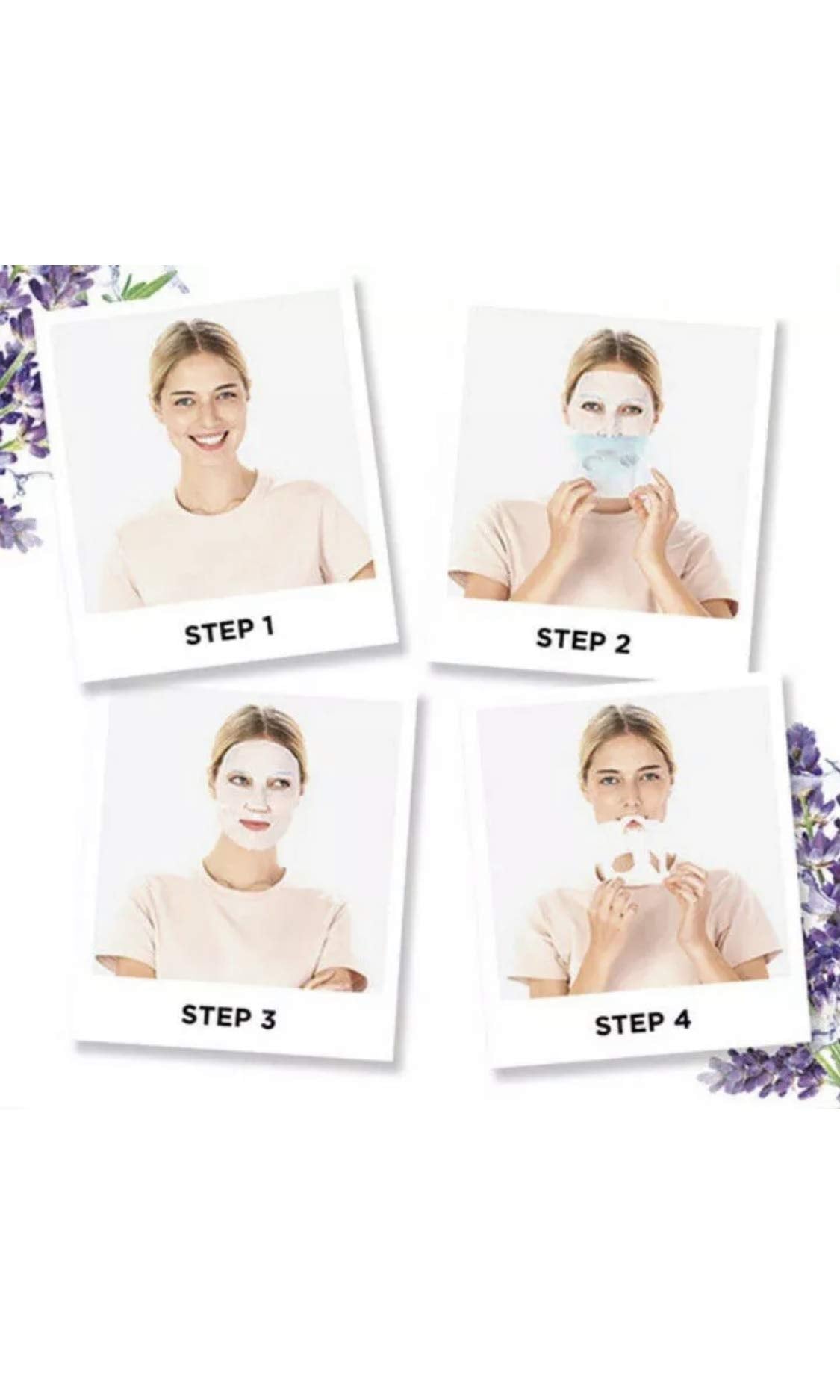 Garnier Moisture Bomb Lavender Sheet Mask x 1