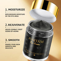 JOMTAM Caviar Black Gold Moisturizing Eye Cream Skin Rejuvenation Dark Circles Smoothing Wrinkles 60g