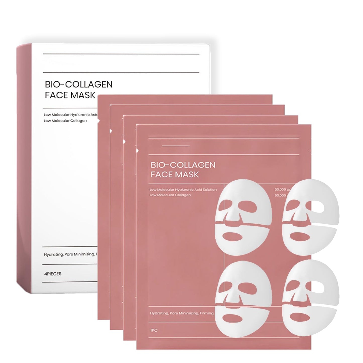 ChicNana Biodance Collagen Mask,Collagen Face Mask Biodance Collagen Mask Overnight Korean Face Mask Collagen Mask Bio Collagen Face Mask Overnight Face Mask(4Pcs)