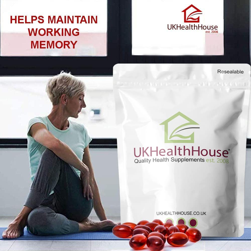 UKHealthHouse Premium - Superba Pure Red Krill Oil Capsules - 500mg x 360 - Extra High Strength