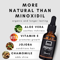 Prophet and Tools 2023 Favourite* Unscented Beard Oil, Revolutionary Formula Helps to Thicken Beard Growth, Soften Hairs, Relieve Itch & Flaking, Beard Comb Included, 30 Ml