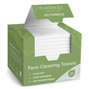 PLANTIFIQUE Disposable Face Towels XL 25x30cm, Makeup Remover Wipe, 50 Pack
