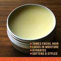 MO BRO'S Beard Balm | Vanilla & Mango | 25ml | Softens, Styles & Tames Facial Hair | Promotes Growth, Adds Shine, Reduces Dryness & Itching | Contains Natural & Premium Ingredients