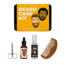 Gift Republic Aficionados - Essential Beard Care Kit Includes Beard Oil Beard Wash,Grooming Scissors & 1 Comb. Grooming Gift Set for Men. Ideal Birthday Gift,Fathers Day Gift,Christmas Gift for Men. Mens Gift Set.