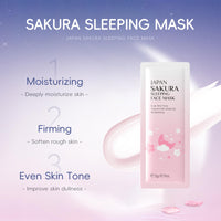 INSKIN Skin Care Sets & Kits For Women Gifts, Sakura Pamper Gifts for Women, Travel Skincare Set for Brightening - Cleanser, Serum, Cream, Eye Serum, Face & Mud & Sleep Mask*2, Brush, Headband