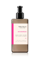 Miller Harris Scherzo Hand and Body Lotion 300ml – Shea Butter, Argan Oil, Glycerin, Aloe Vera & Vitamin B5 | Bold & Vibrant Scent for Nourishing Skin